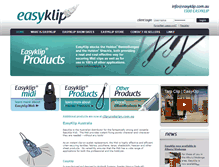 Tablet Screenshot of easyklip.com.au